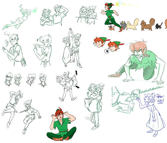 Peter Pan Sketchdump (1)
